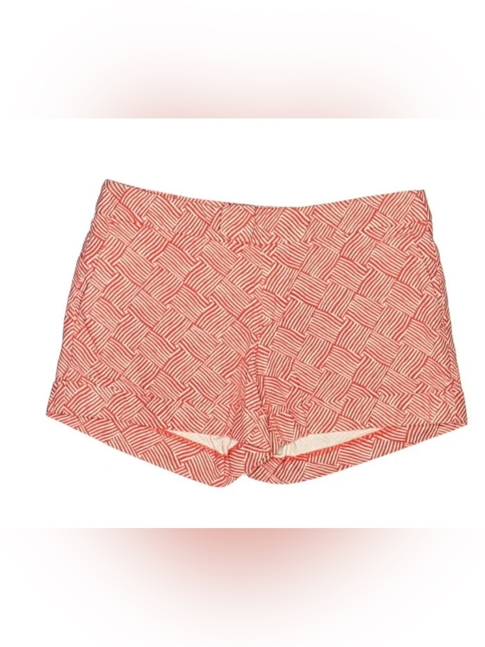Banana Republic Red and White Patterned Women’s Shorts